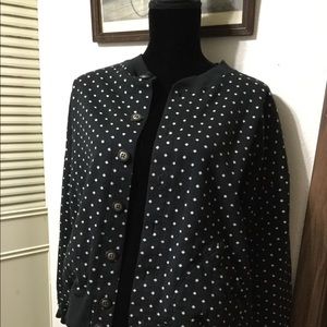 Beautiful Liz Wear jacket. Black &white size large
